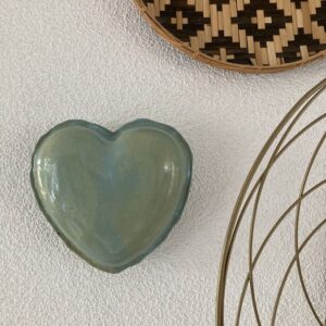 Hartje blauw/groen