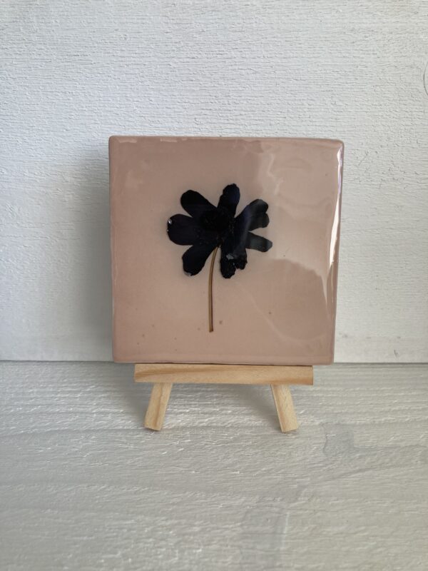 Bloementegeltje roze chocoladebloem - Afbeelding 3